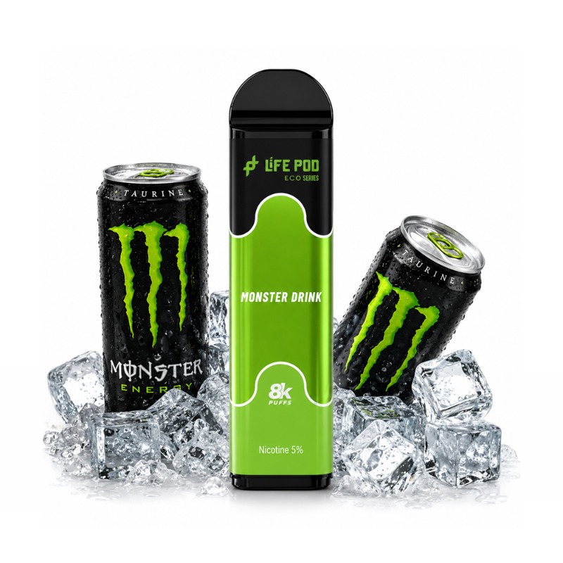 Lifepod 8k PRO REFIL: Energetico Monster