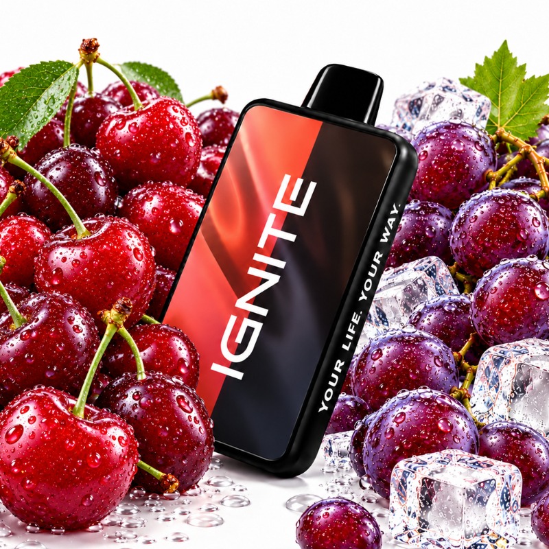 Ignite V400 MIX NEW: Cereja / Uva Ice [Cherry / Grape Ice]