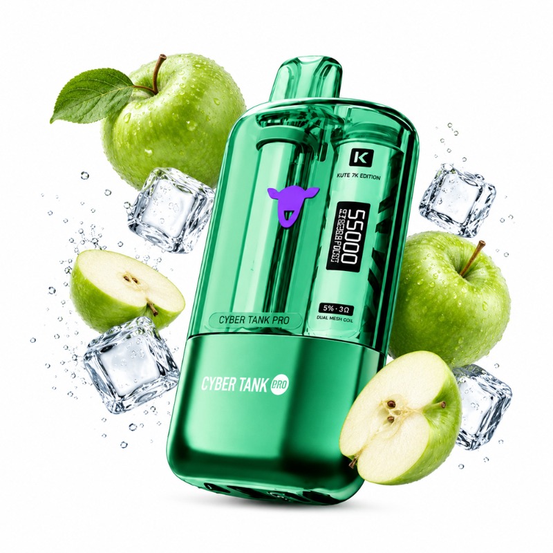 Black Sheep 55k Cyber Tank: Maçã Verde Azedinha [Sour Apple Ice]