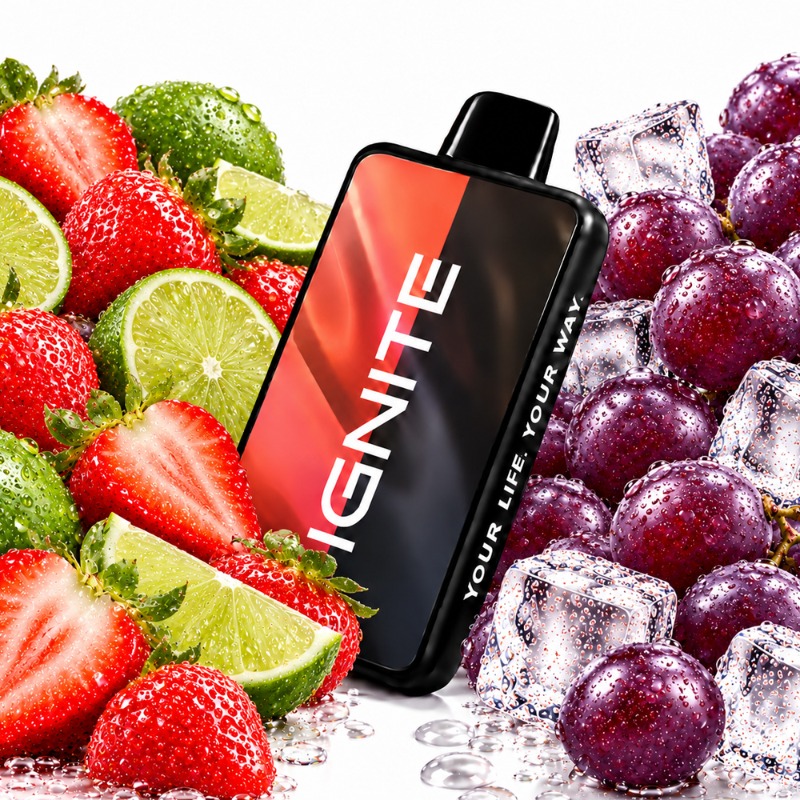 Ignite V400 MIX NEW: Morango Limão / Uva Ice