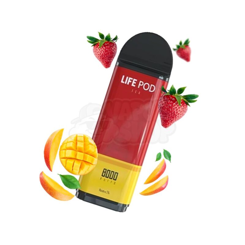 Lifepod 8k PRO REFIL: Morango Manga