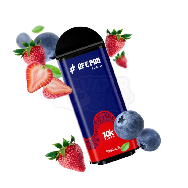 Lifepod 10k REFIL: Morango Blueberry