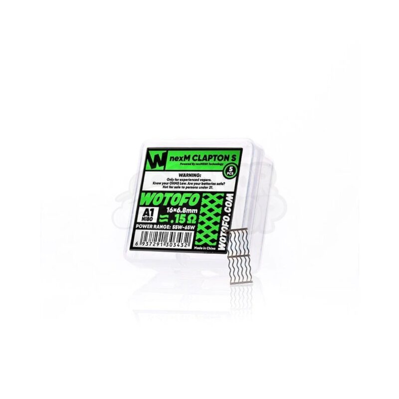 WOTOFO COIL MESH NEX CLAPTON A1 0.15 – CAIXA C/5