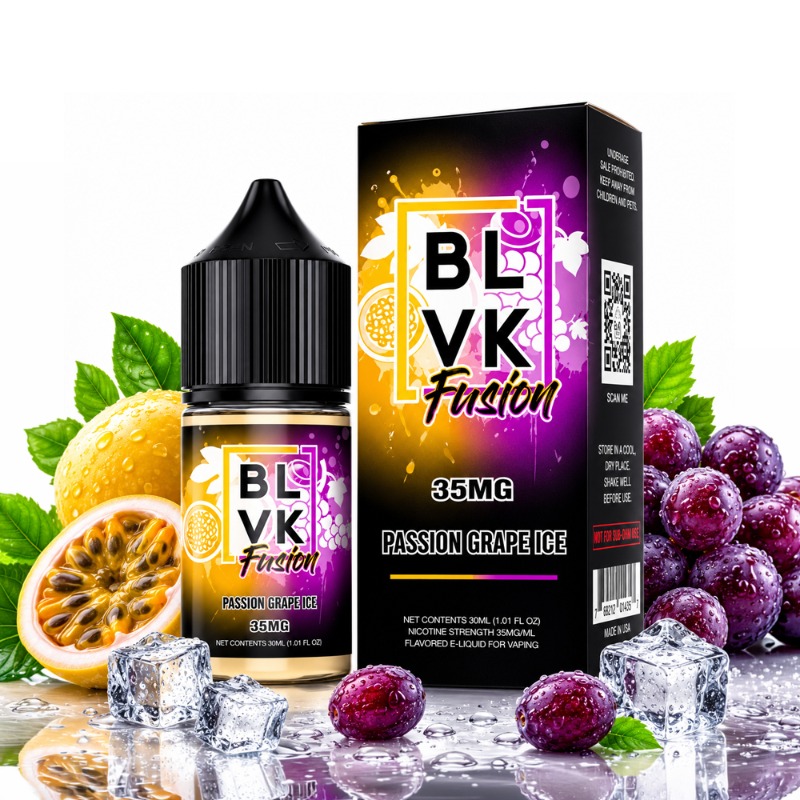 BLVK 35mg 30ml FUSION: Uva Maracujá