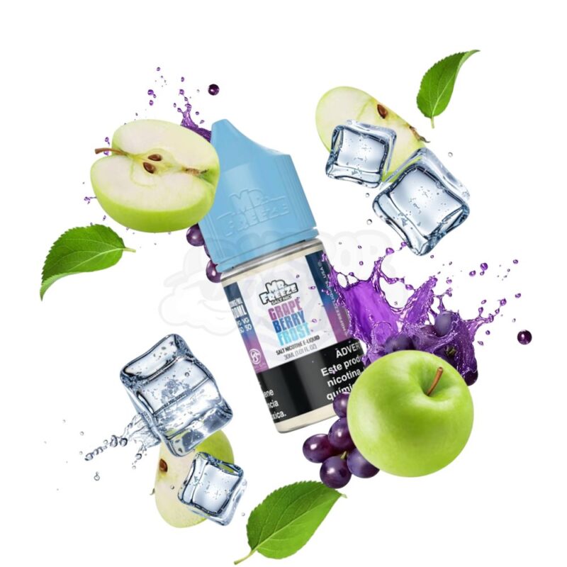 Mr Freeze 30ml 35mg: Uva Maçã Verde Ice