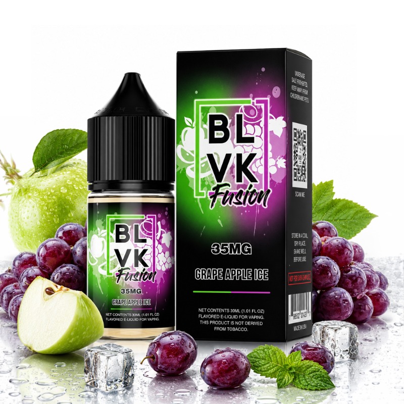 BLVK 35mg 30ml FUSION: Uva Maçã