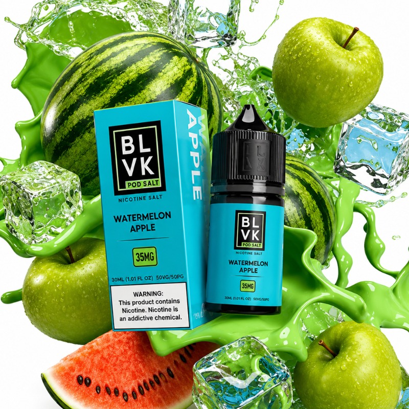 BLVK 35mg 30ml REMIX: Melancia Maçã