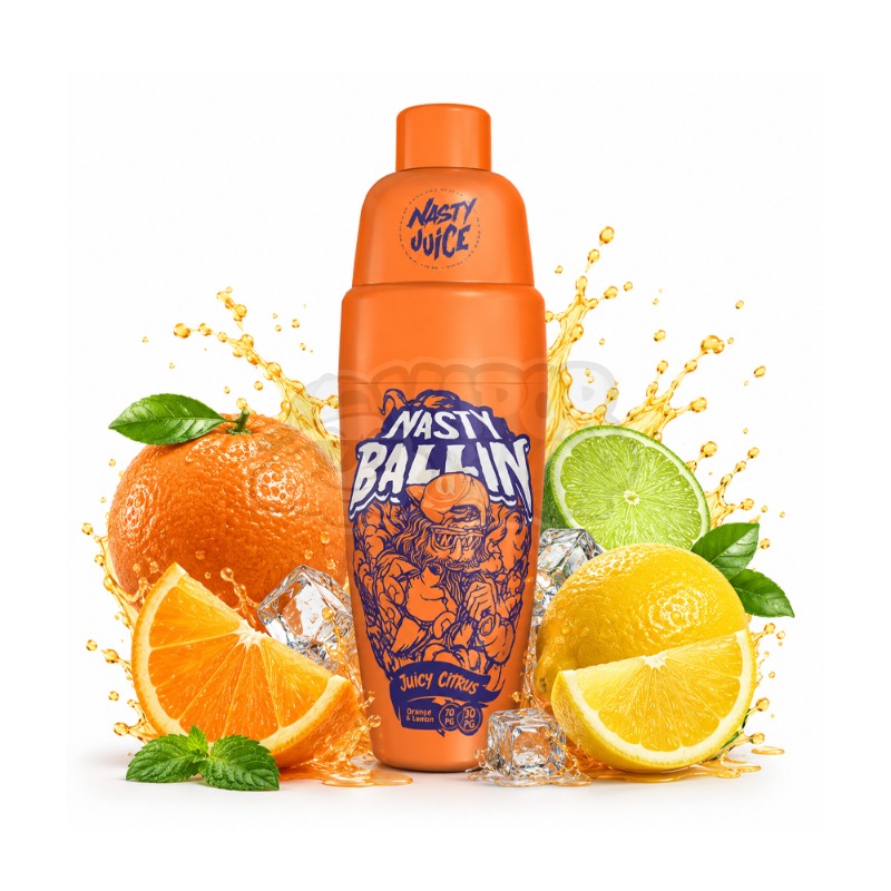 NASTY 60ml 3mg: Explosao Cítrica