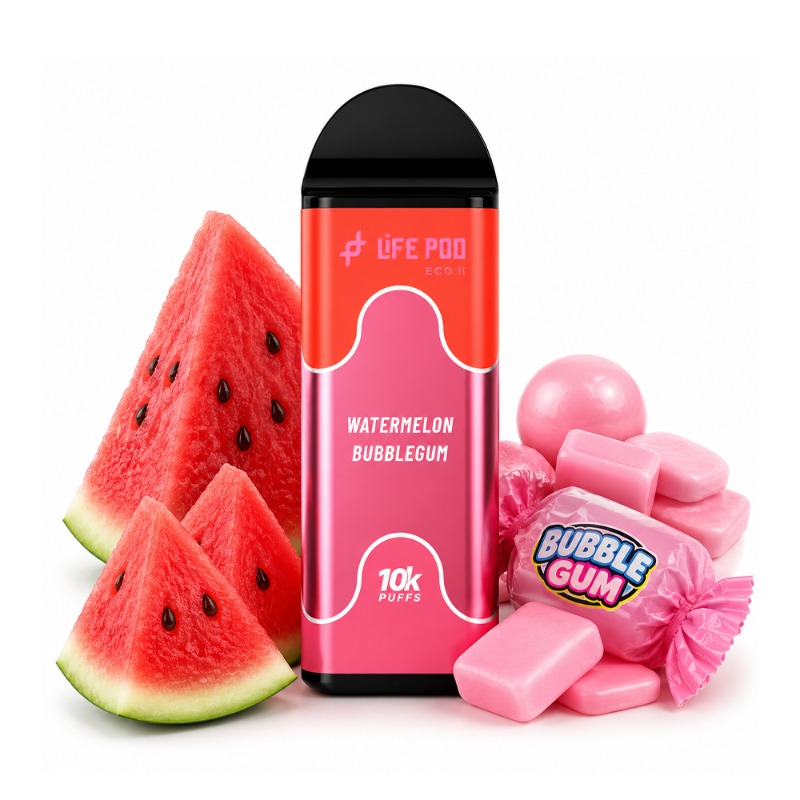 Lifepod 10k REFIL: Chiclete de Melancia