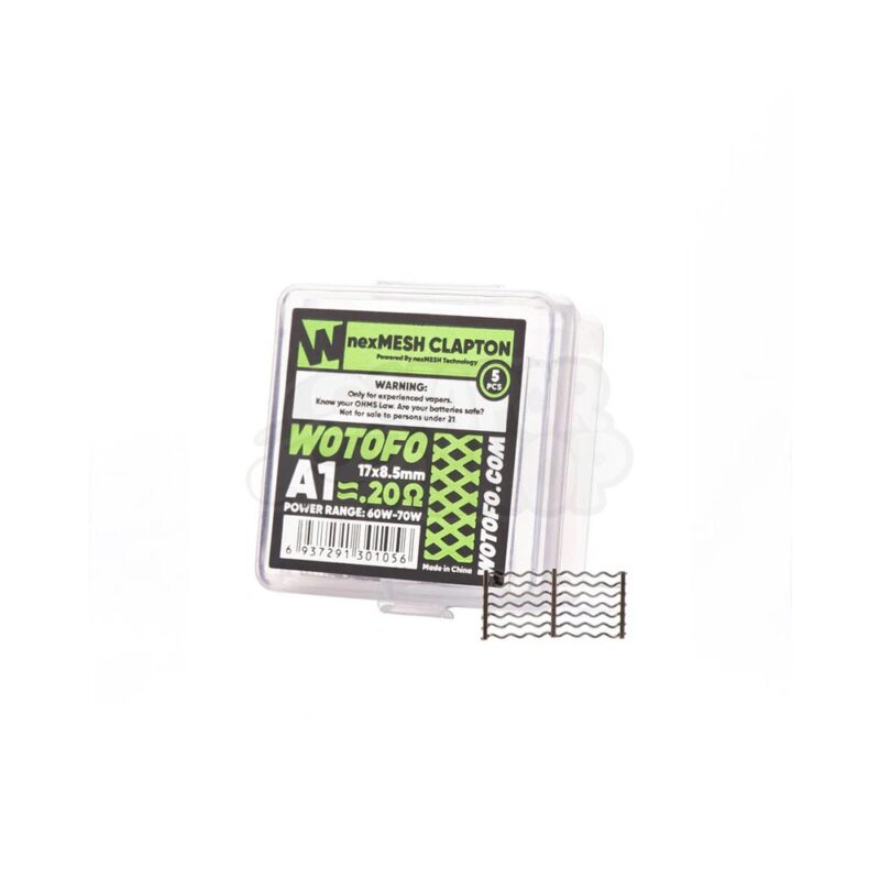 WOTOFO COIL MESH NEX CLAPTON A1 0.20 – CAIXA C/5