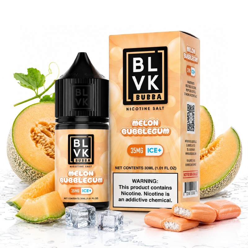BLVK 35mg 30ml BUBBA: Chiclete de Melão