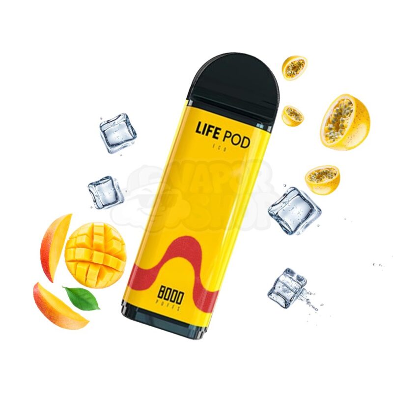 Lifepod 8k PRO REFIL: Maracujá e Manga