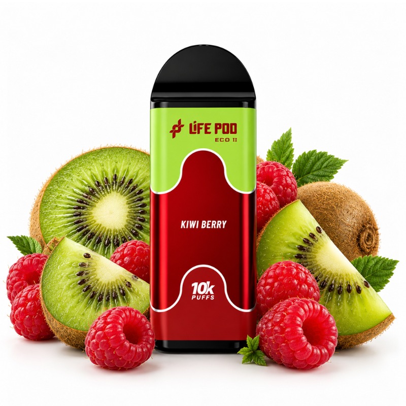 Lifepod 10k REFIL: Kiwi Framboesa
