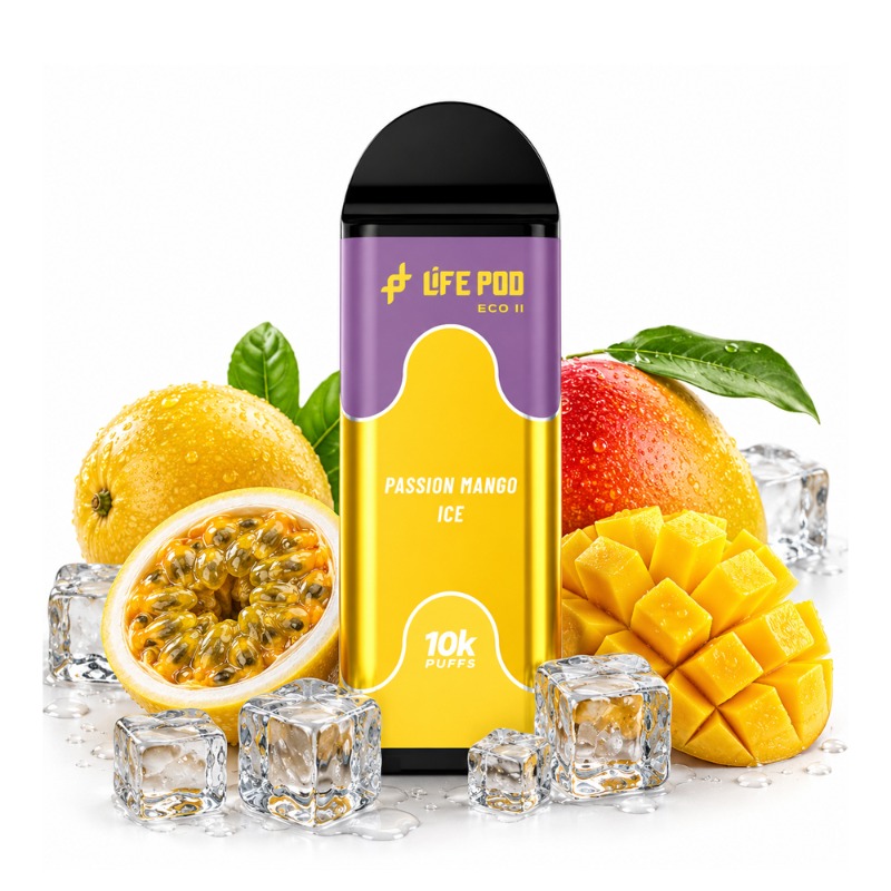 Lifepod 10k REFIL: Maracujá Manga Ice