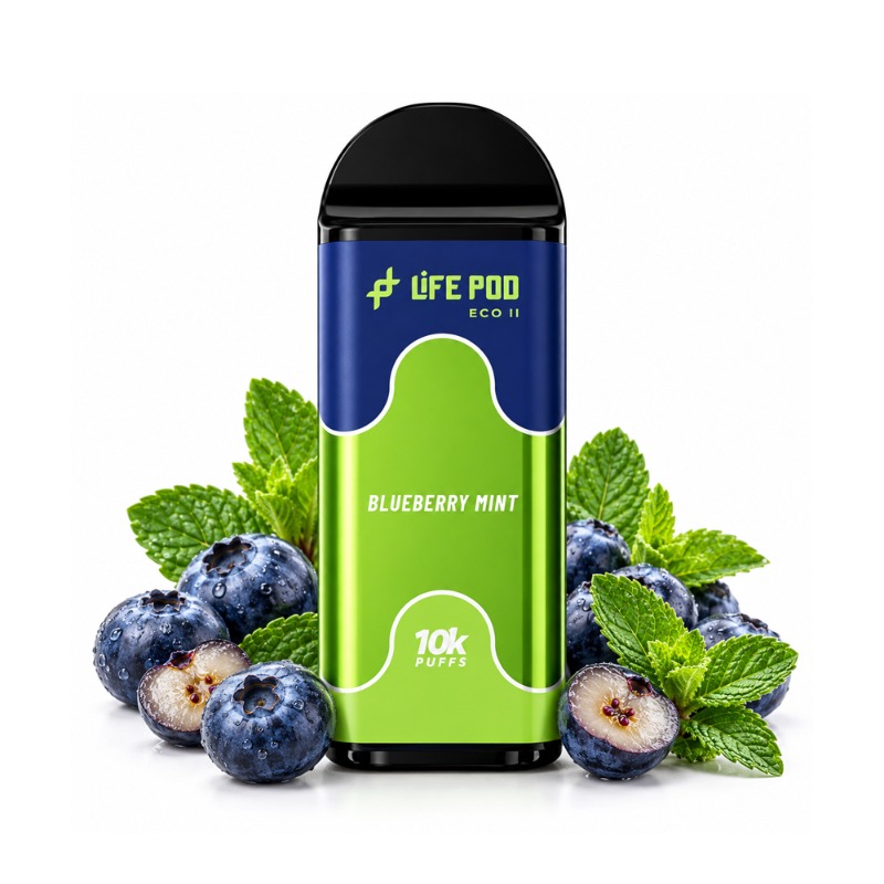Lifepod 10k REFIL: Menta Blueberry