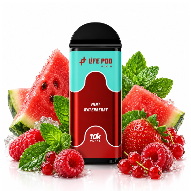 Lifepod 10k REFIL:  Menta Melancia Frutas Vermelhas