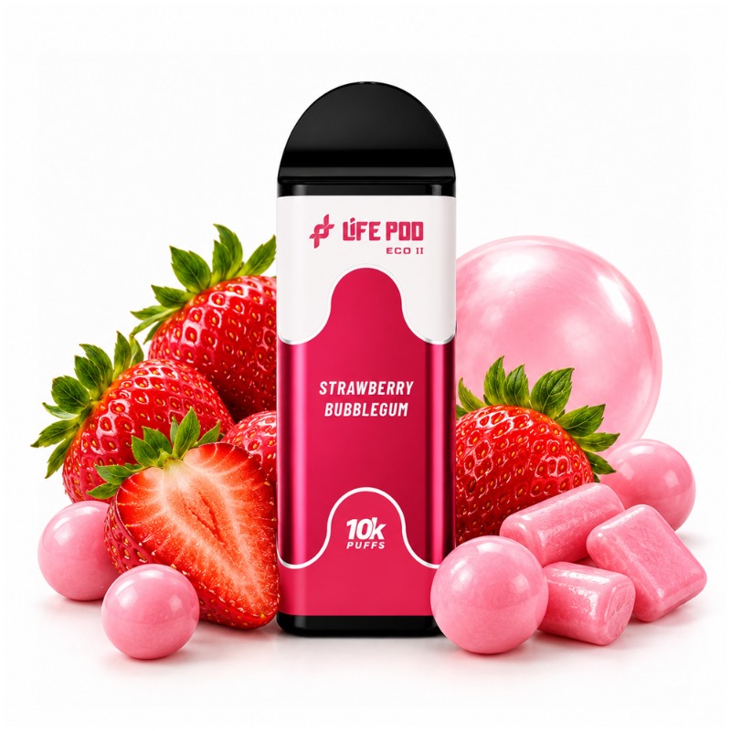 Lifepod 10k REFIL: Chiclete de Morango