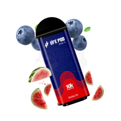 Lifepod 10k REFIL: Melancia Blueberry