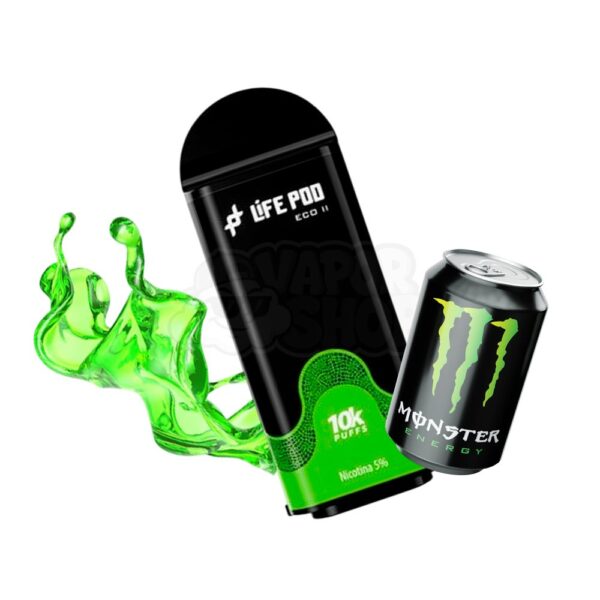Lifepod 10k REFIL: Energético [Monster Drink]