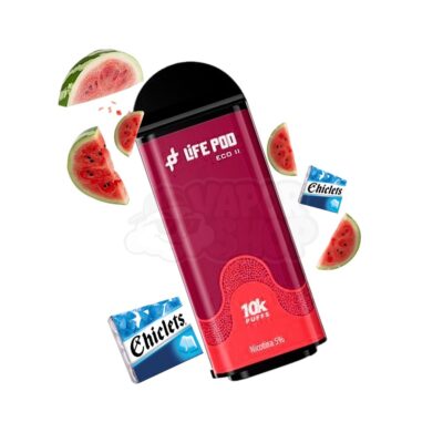 Lifepod 10k REFIL: Chiclete de Melancia [Watermelon bbg]