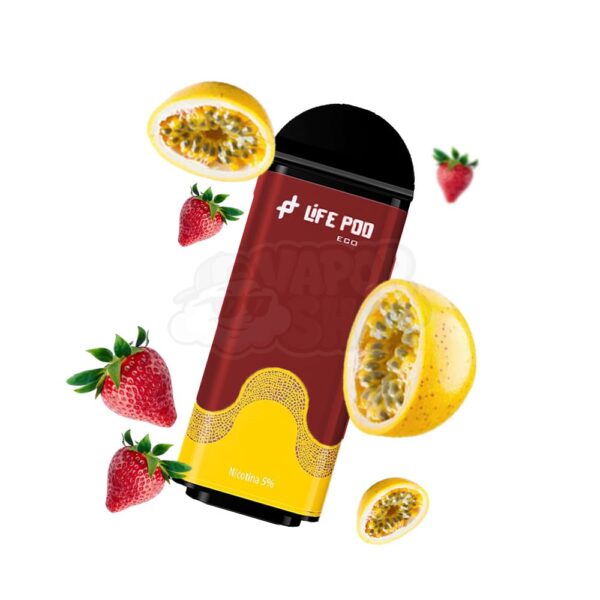 Lifepod 8k PRO REFIL: Maracujá Morango