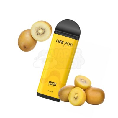 Lifepod 8k PRO REFIL: Kiwi Dourado