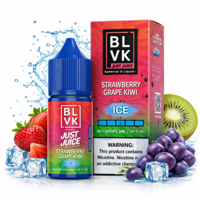 BLVK 35mg 30ml JJ ICE: Morango Uva Kiwi [Straw Grape Kiwi]