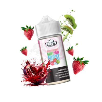 Mr Freeze 100ml 3mg: Morango e Kiwi Romã Ice [Strawberry Kiwi Pom]
