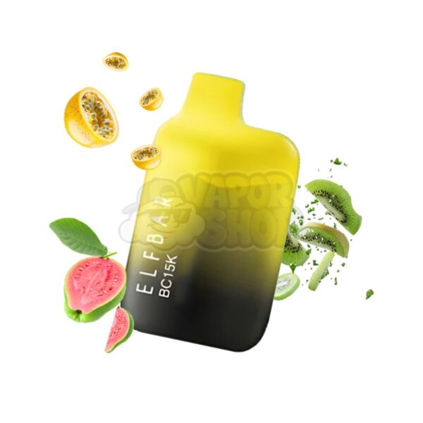 Elfbar BC 15K: Kiwi, Maracujá e Goiaba [Kiwi Passion Fruit Guava]