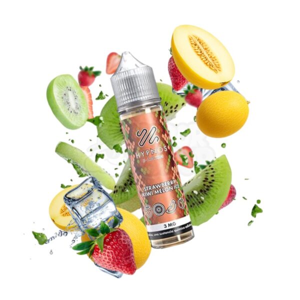 Hypnos 60ml 6mg: Morango Kiwi Melão Ice [Straw Kiwi Melon Ice]