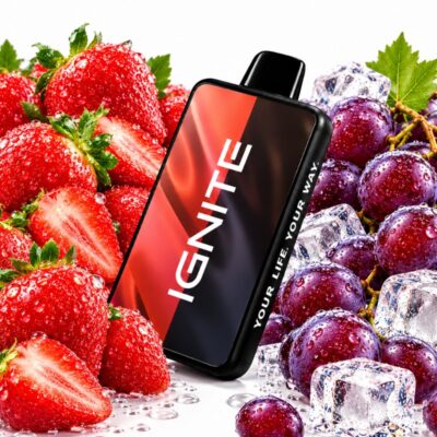 Ignite V400 MIX NEW: Uva Ice / Morango [Grape Ice / Strawberry]