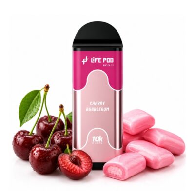 Lifepod 10k REFIL: Chiclete de Cereja [Cherry bbg]