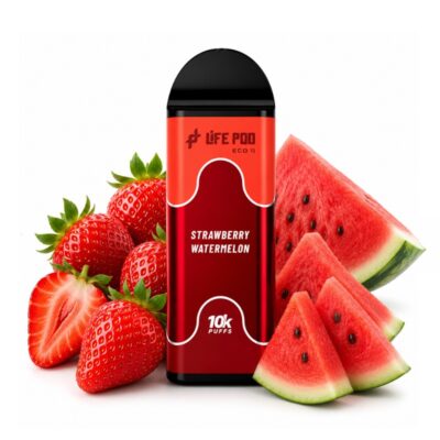 Lifepod 10k REFIL: Morango Melancia [Straw Watermelon]