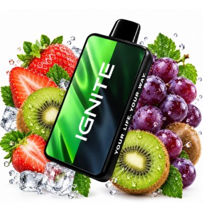 Ignite V400 MIX NEW: Morango Kiwi Ice / Uva Kiwi Ice [Straw Kiwi Ice / Grape Kiwi Ice]