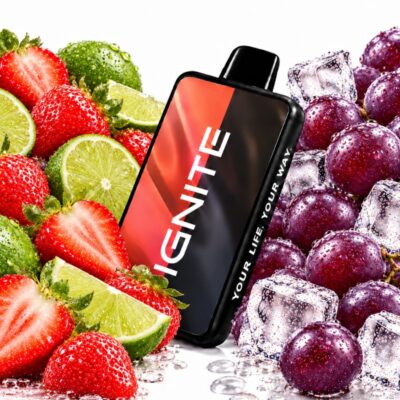 Ignite V400 MIX NEW: Morango Limão / Uva Ice [Straw Lemon Ice / Grape Ice]