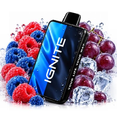 Ignite V400 MIX NEW: Frutas Vermelhas Ice / Uva Ice [Triple Berry Ice / Grape Ice]