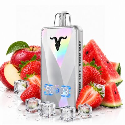 Ignite V400 ICE Ultra Slim: Morango Maçã e Melancia [Straw Apple Watermelon]